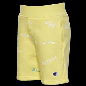 Champion Boy's Logo Mix Shorts CLF644 Yellow NEW W TAGS Back to School Special